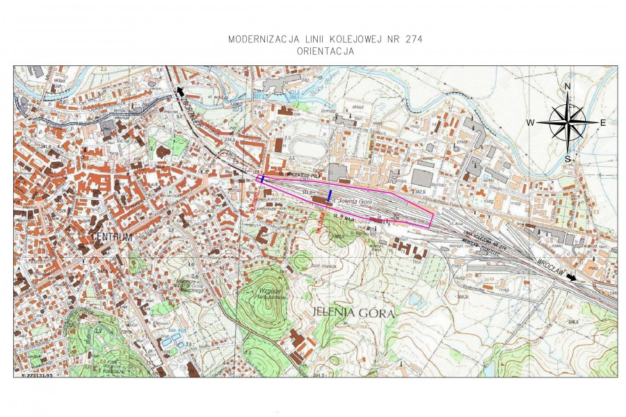 przebudowa stacji jelenia gora w ciagu linii kolejowej nr 274 pkp wroclaw